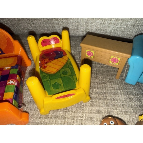Dora the Explorer Talking House Mattel Viacom C9617 2003 Furniture & Perrito - Picture 3 of 12